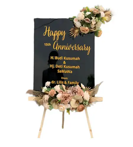 Papan Bunga Akrilik Pecabean